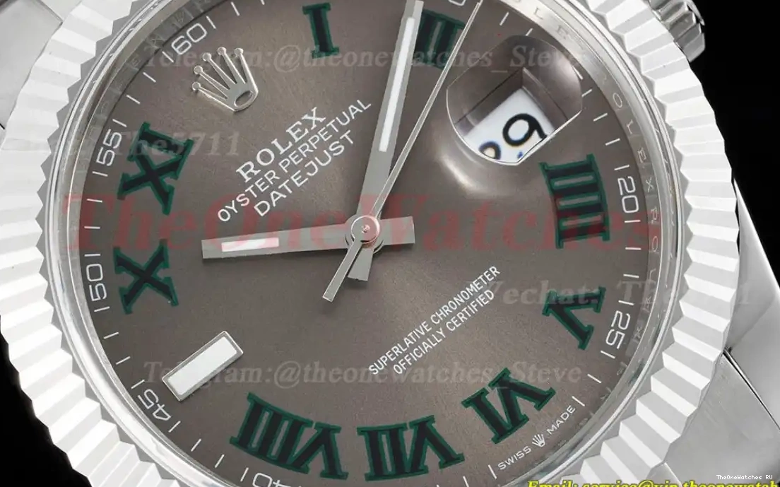 SS Rmn VR3235 Datejust 126334 Oyster SS Grey 904L GMF 41mm 0513